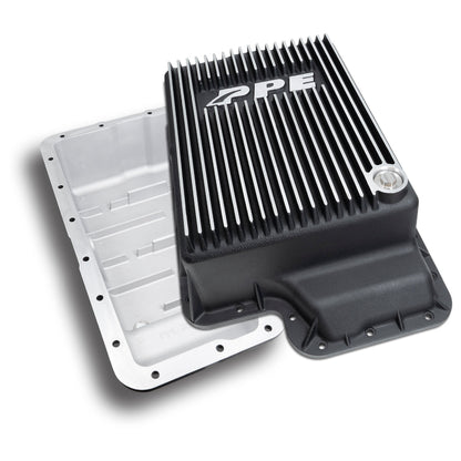2003-2010 Ford 6.0L/6.4L w/ 5R110 Transmission Heavy-Duty Cast Aluminum Deep Transmission Pan ppepower