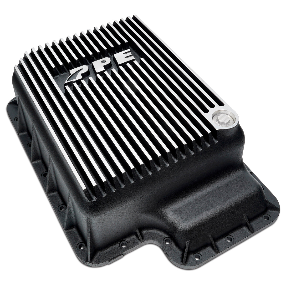2003-2010 Ford 6.0L/6.4L w/ 5R110 Transmission Heavy-Duty Cast Aluminum Deep Transmission Pan ppepower