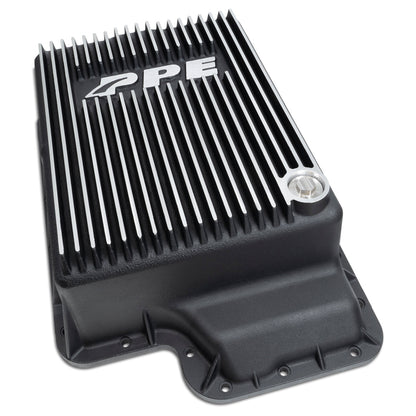 2003-2010 Ford 6.0L/6.4L w/ 5R110 Transmission Heavy-Duty Cast Aluminum Deep Transmission Pan ppepower