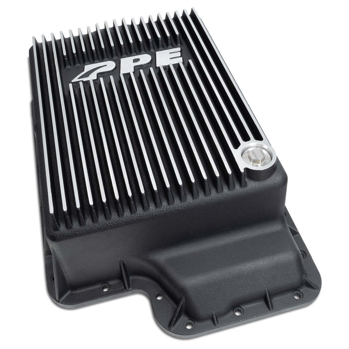 2003-2010 Ford 6.0L/6.4L w/ 5R110 Transmission Heavy-Duty Cast Aluminum Deep Transmission Pan ppepower