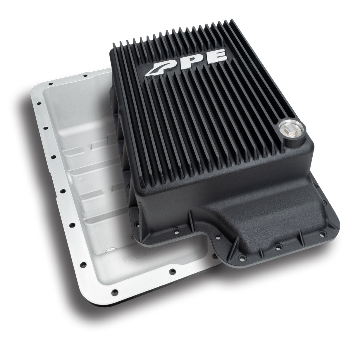 2003-2010 Ford 6.0L/6.4L w/ 5R110 Transmission Heavy-Duty Cast Aluminum Deep Transmission Pan ppepower