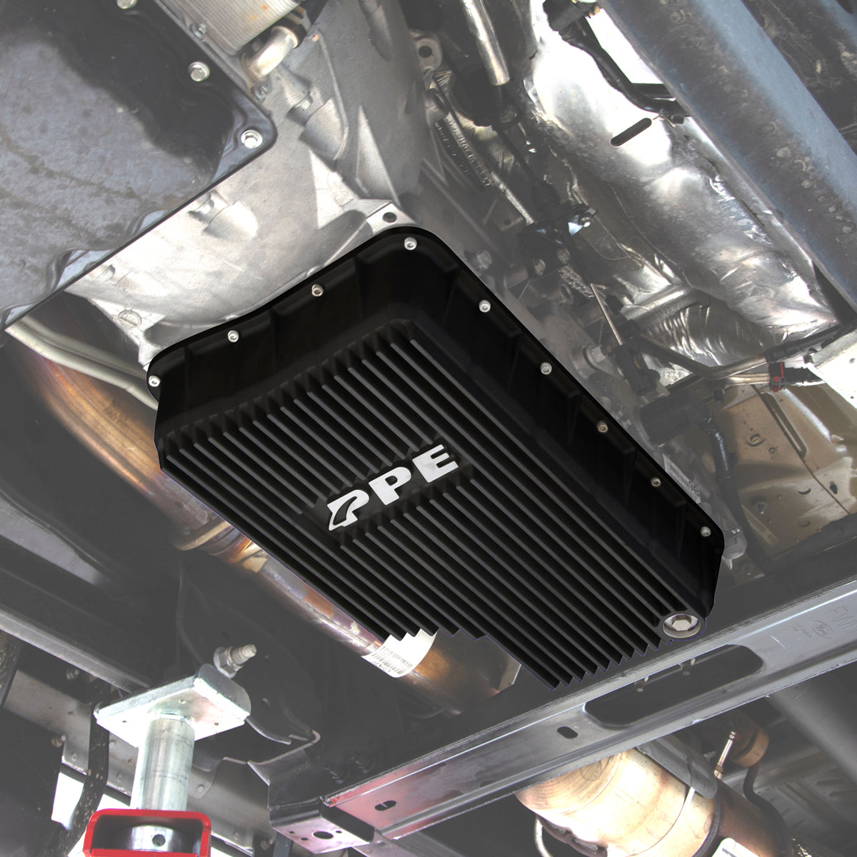 2011-2019 Ford 6.7L w/ 6R140 Transmission Heavy-Duty Cast Aluminum Deep Transmission Pan ppepower
