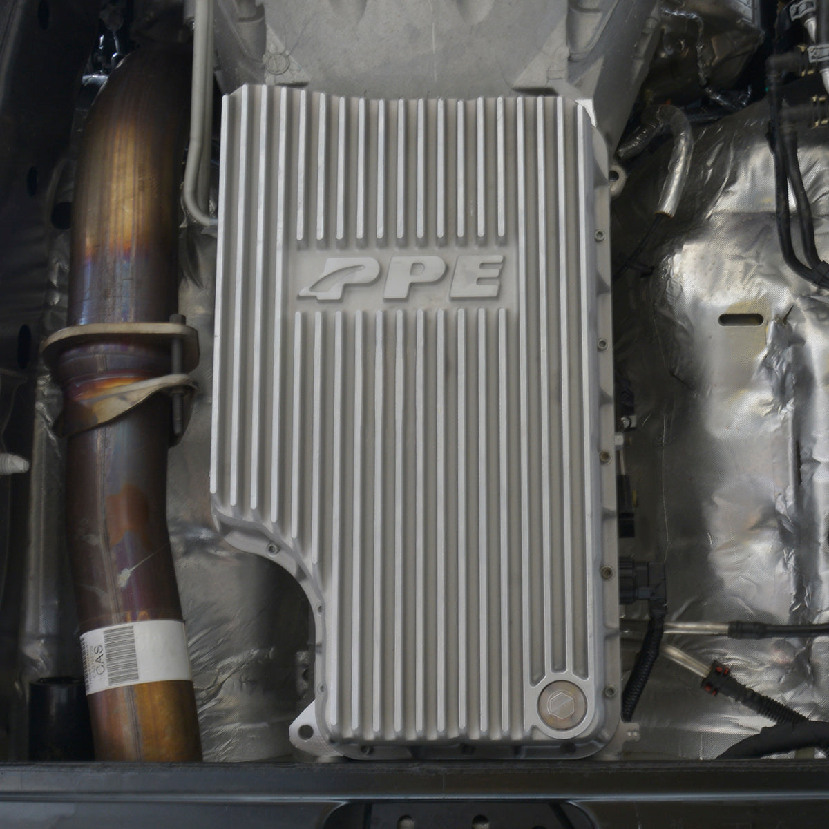 2011-2019 Ford 6.7L w/ 6R140 Transmission Heavy-Duty Cast Aluminum Deep Transmission Pan ppepower