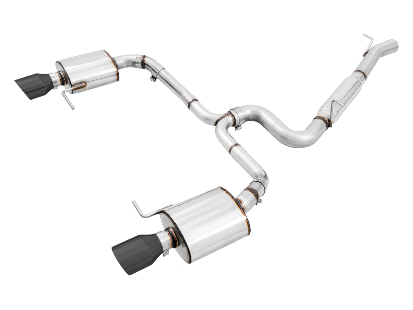 AWE Tuning Touring Edition Exhaust for VW Golf Alltrack / Sportwagen 4Motion - Diamond Black Tips 3015-33098