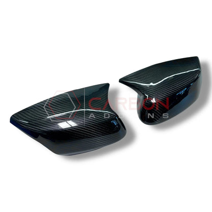 C8 Corvette Carbon Fiber M-Style Side View Mirror Cap Covers