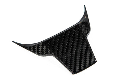 OLM Carbon Fiber Lower Steering Wheel Cover (Gloss Finish) -  2016 - 21 Honda Civic / 2017-21 Honda Civic Type R