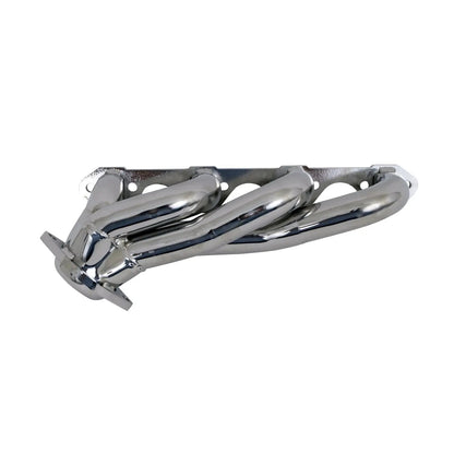 Ford F150 302 5.0 1-5/8 Shorty Exhaust Headers Polished Silver Ceramic 87-95