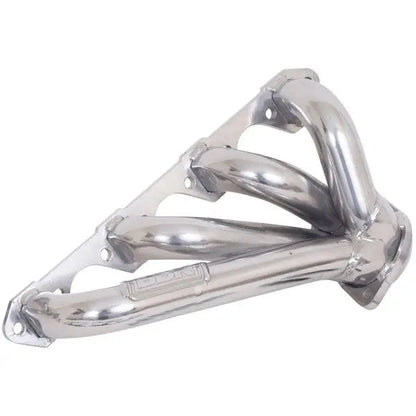 Ford F150 351 5.8 1-5/8 Shorty Exhaust Headers Polished Silver Ceramic 87-95