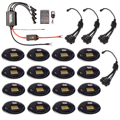 Pure White 36 LED Plug & Play Extreme Brightness Rock Light Kit
