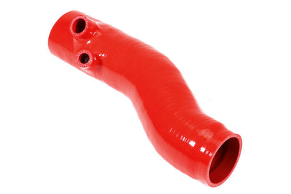 Perrin [22-24 WRX] Red/Black 3in Turbo Inlet Hose w/ Nozzle - Longer Version | PSP-INT-425