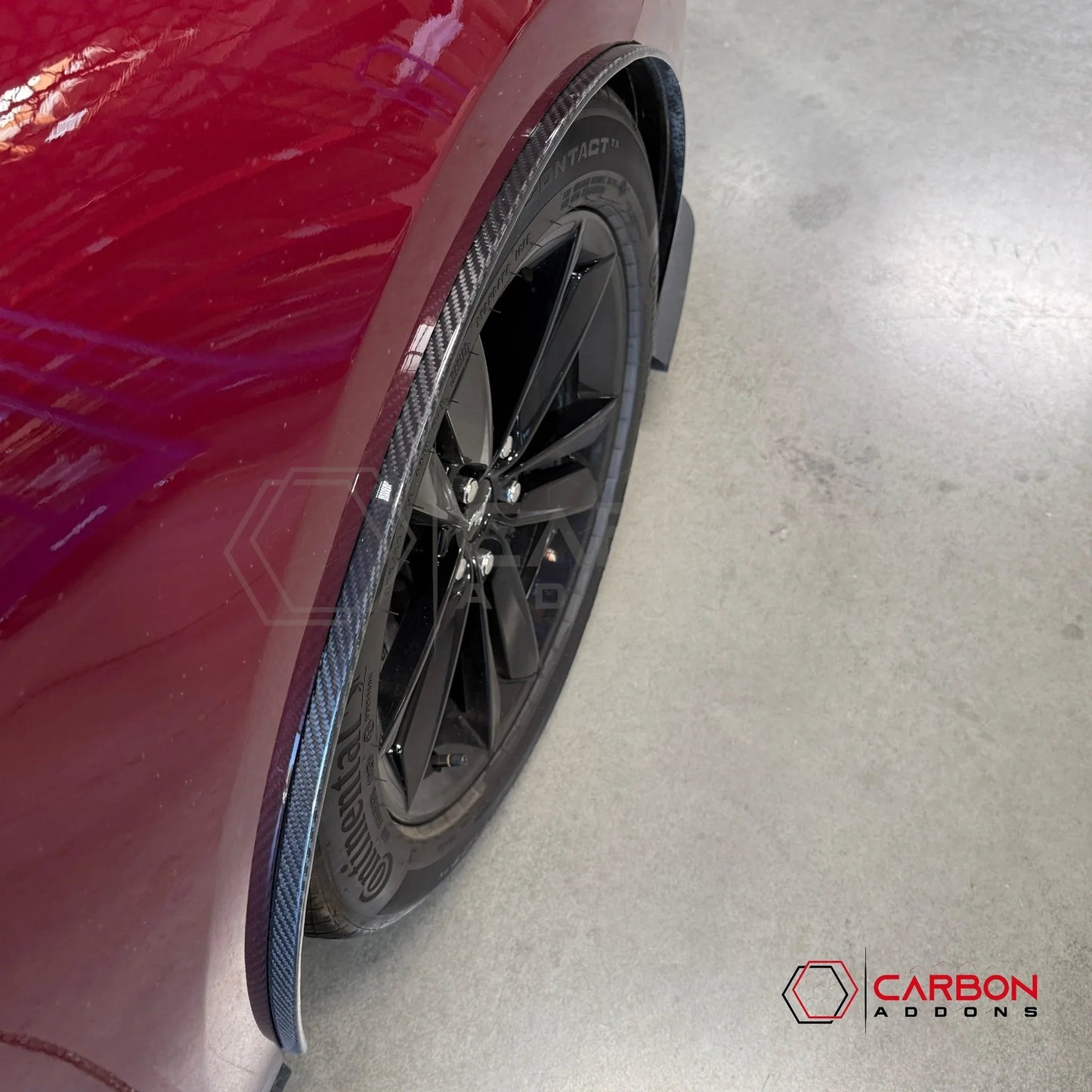 2024+ Ford Mustang Carbon Fiber Front Fender Flares (Pair)