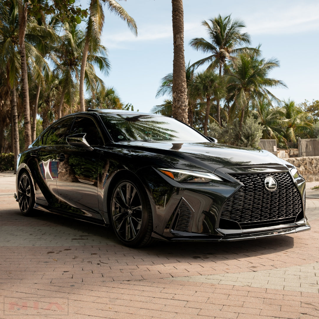 Lexus IS 2021-2026 NIA Side skirts aero lip bodykit in ABS or Carbon Fiber (Base, F Sport, IS300, IS350, IS500)