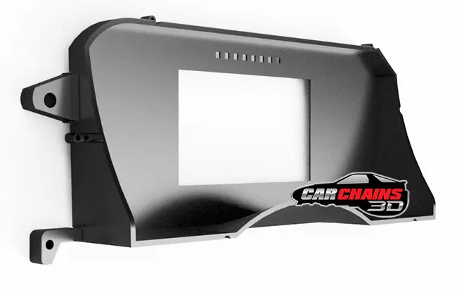 3D Printed Digital Dash Bezel for 1990-1993 Ford Foxbody Mustang - CarChains3d