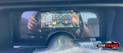 Digital Dash Beauty Backplate Insert for 1990-1992 Late 3rd Gen Chevrolet Camaro - CarChains3d