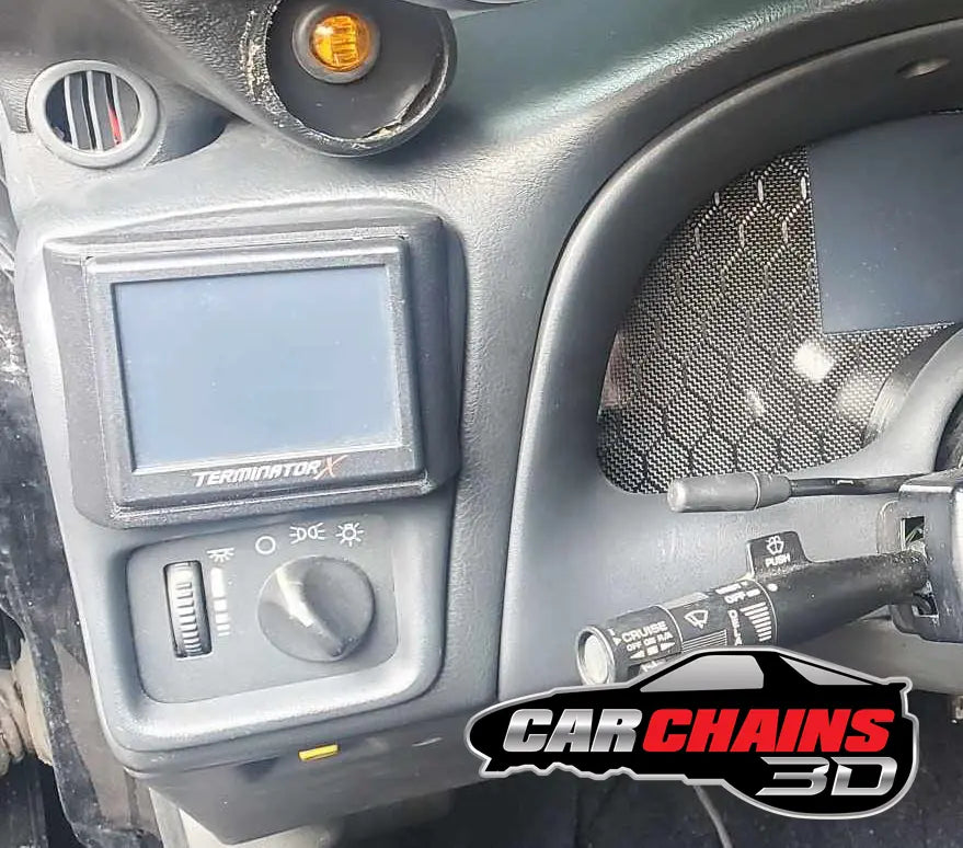 3D Printed Holley EFI 3.5 Inch Terminator X / Sniper Screen AC Vent Mount for 1997-2002 Late 4th Gen Chevrolet Camaro - CarChains3d