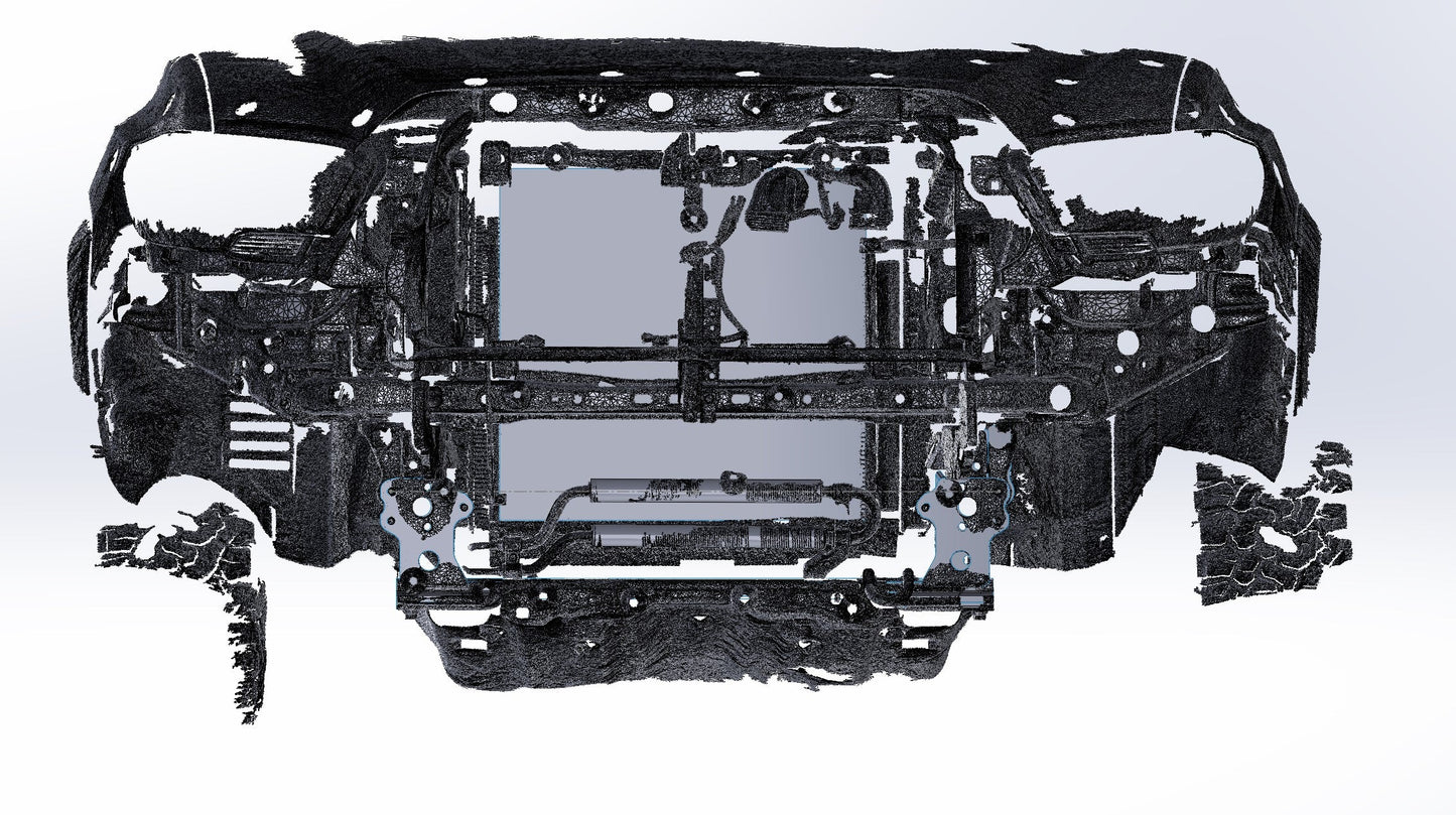 3D Scan: 2016-2023 Toyota Tacoma Front Bumper (TRD Off-Road)