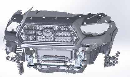 3D Scan: 2016-2023 Toyota Tacoma Front Bumper (TRD Off-Road)