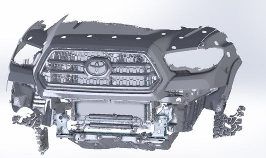 3D Scan: 2016-2023 Toyota Tacoma Front Bumper (TRD Off-Road)