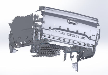 3D Scan: 2016-2023 Toyota Tacoma Rear Bumper (TRD Off-Road)