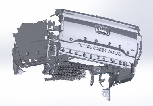 3D Scan: 2016-2023 Toyota Tacoma Rear Bumper (TRD Off-Road)