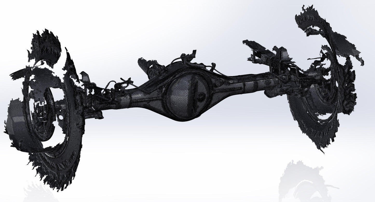 3D Scan: 2016-2023 Toyota Tacoma Rear Axle Assembly (TRD Off-Road)