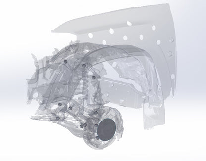 3D Scan: 2016-2023 Toyota Tacoma Front Suspension (TRD Off-Road)