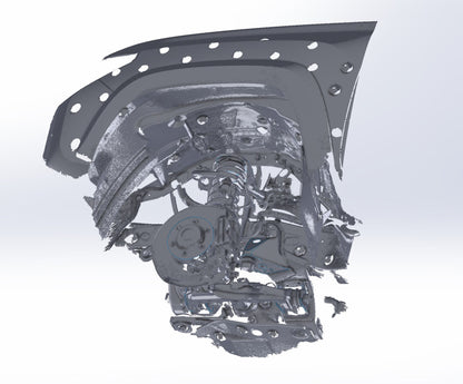 3D Scan: 2016-2023 Toyota Tacoma Front Suspension (TRD Off-Road)