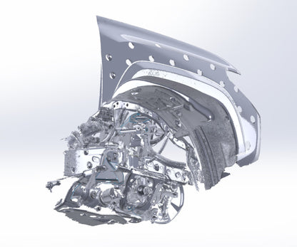 3D Scan: 2016-2023 Toyota Tacoma Front Suspension (TRD Off-Road)