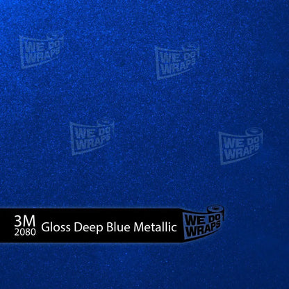 3M Deep Blue Metallic Tesla Steering Wheel Trim Decal Kit (3pcs) | Model S ’21-26