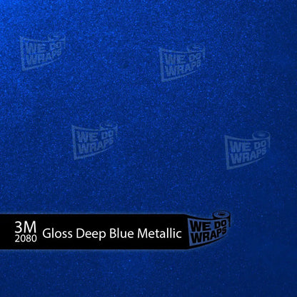 3M Deep Blue Metallic Tesla Charge Port Wrap | Model S