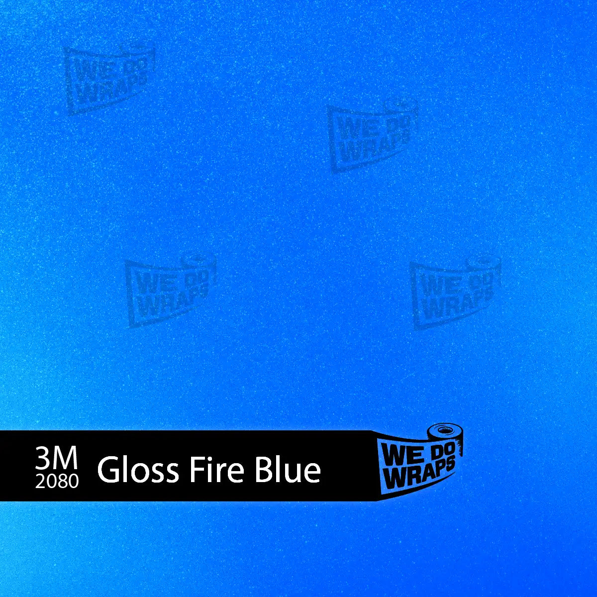3M Gloss Fire Blue Tesla Steering Wheel Trim Decal Kit (3pcs) | Model S ’21-26