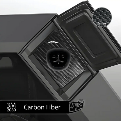 3M Carbon Fiber Tesla Charge Port Wrap | Cybertruck