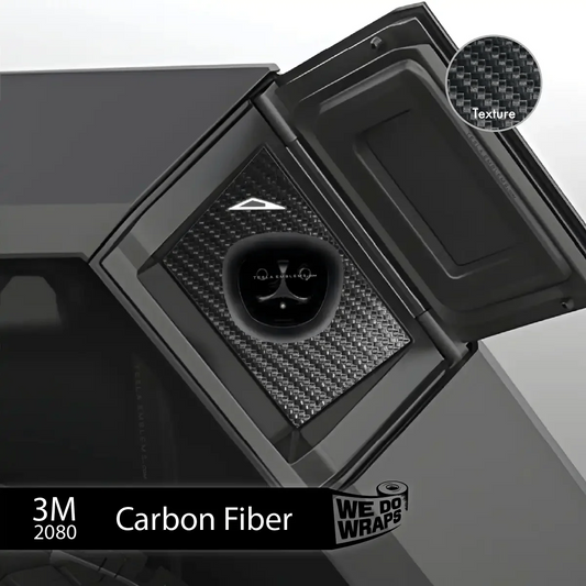 3M Carbon Fiber Tesla Charge Port Wrap | Cybertruck