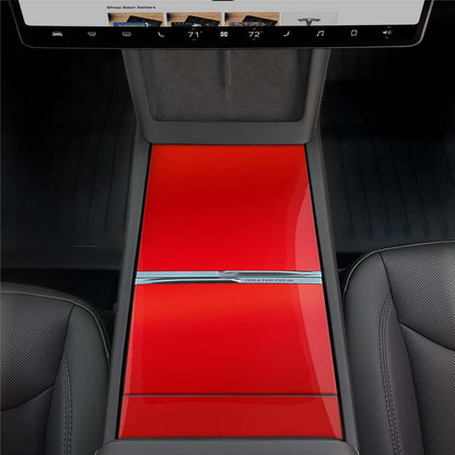 3M Gloss Dragon Fire Red | Tesla Center Console Wrap Kit | Model Y 2026