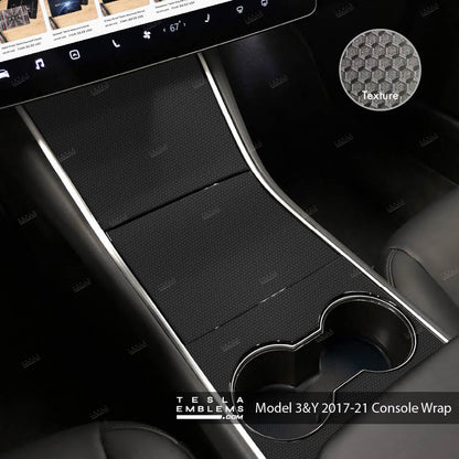 3M Matrix Black | Tesla Center Console Wrap Kit | Model Y ’19-20