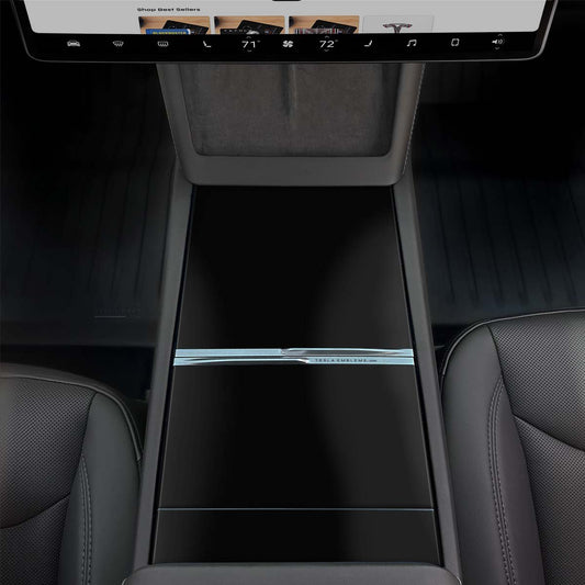 3M Satin Black | Tesla Center Console Wrap Kit | Model Y 2026