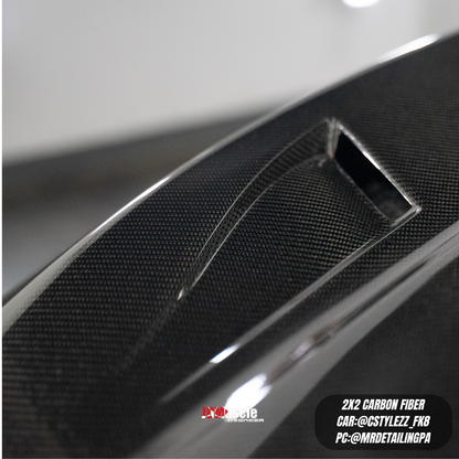 JDMuscle Tanso Carbon Fiber Hood VS Style 2017+ Honda Civic Type R FK8 *Special Order No Cancelations