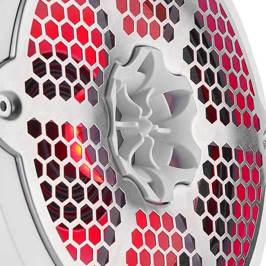 8” Marine 2-Way Hybrid Speaker with RGB LED, Compression Driver and Neodymium Magnet | 350W RMS 4-Ohm
