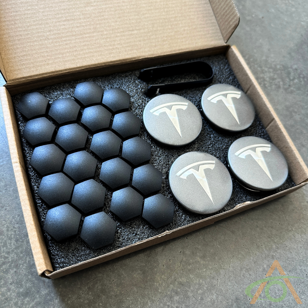 Tesla Wheel Center Cap Kit