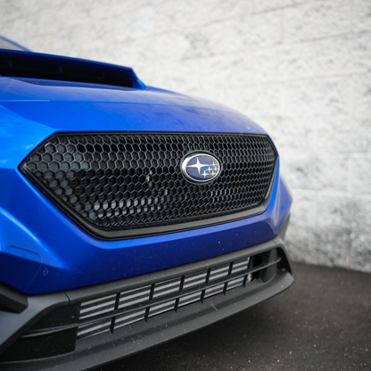 JDMuscle [22-25 WRX] OEM Style Sport Grille w/ Integrated Emblem Mount and Optional Painted Stripe