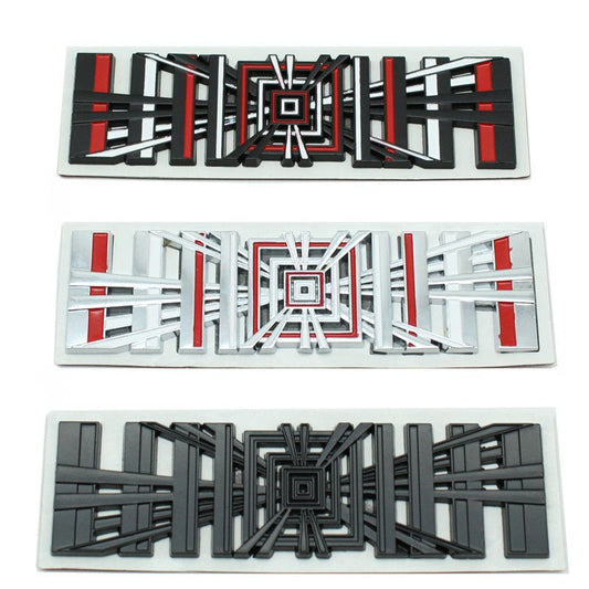 3D Metal Letter Emblem Badge | Multiple Styles | 3M Adhesive | Custom Lettering