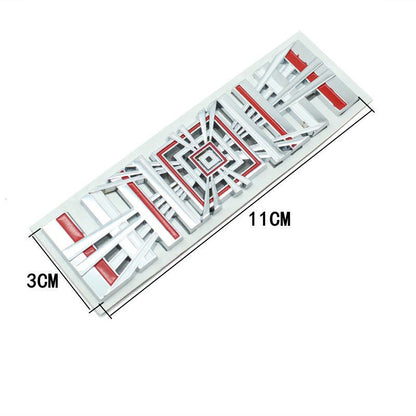 3D Metal Letter Emblem Badge | Multiple Styles | 3M Adhesive | Custom Lettering