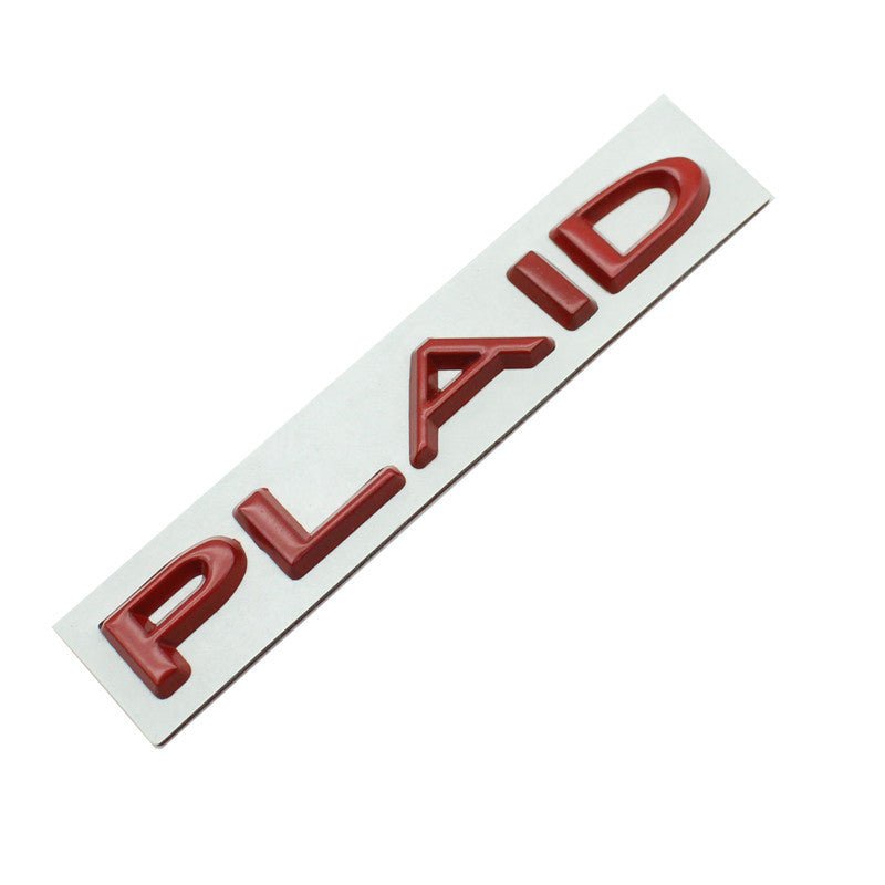 3D Metal Letter Emblem Badge | Multiple Styles | 3M Adhesive | Custom Lettering