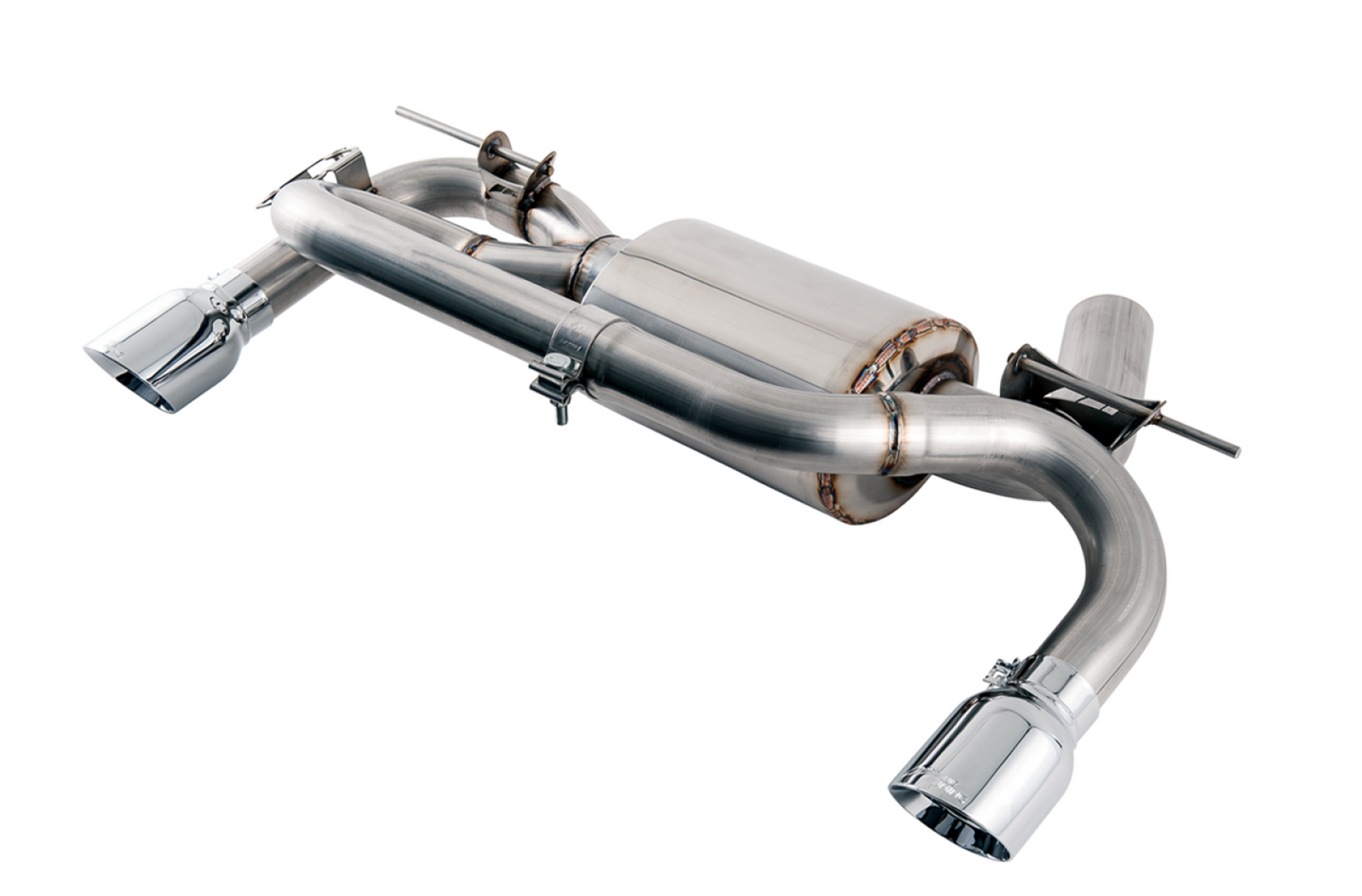 AWE Tuning Touring Edition Axle Back Exhaust for BMW F3X 340i / 440i - Chrome Silver Tips (102mm) 3010-32034