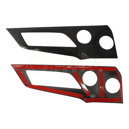 2024+ S650 Mustang Hard Carbon Fiber Door Handle/Speaker Panel Trim Cover