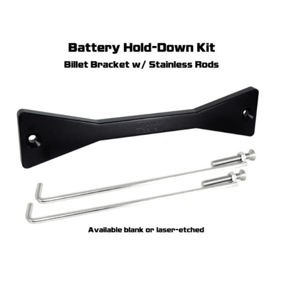 ZSPEC Battery Hold Down/Bracket for Nissan Titan A61, Anodized Billet Aluminum