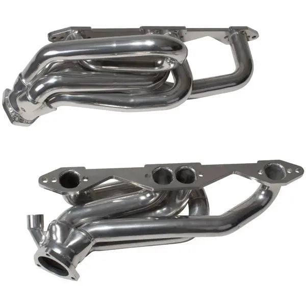 Chevrolet GM Truck SUV 5.0 5.7 1-5/8 Shorty Exhaust Headers Polished Silver Ceramic 96-99
