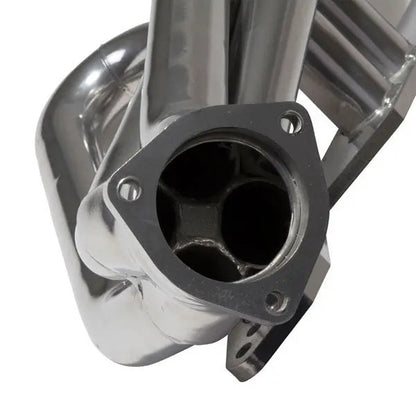 Chevrolet GM Truck SUV 5.0 5.7 1-5/8 Shorty Exhaust Headers Polished Silver Ceramic 96-99