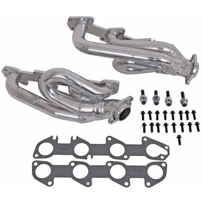 Dodge Ram 1500 Truck 5.7 Hemi 1-3/4 Shorty Exhaust Headers Polished Silver Ceramic 03-08