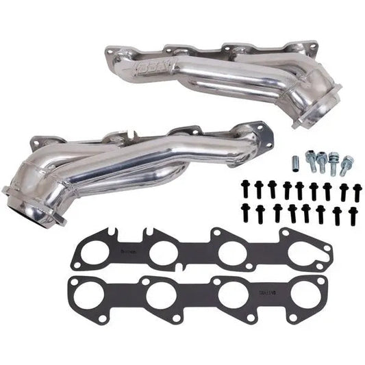 Dodge Charger 300C 5.7 Hemi 1-3/4 Shorty Exhaust Headers Polished Silver Ceramic 05-08